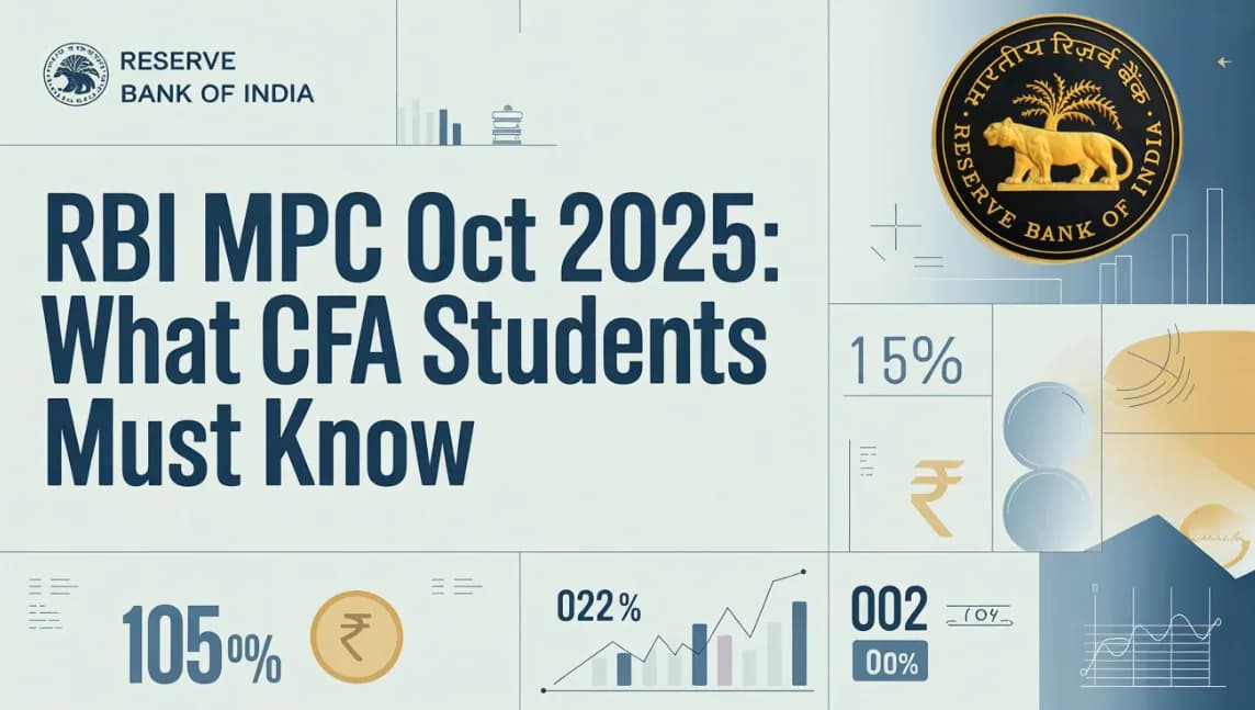 RBI MPC Oct 2025: What CFA Students Must Know