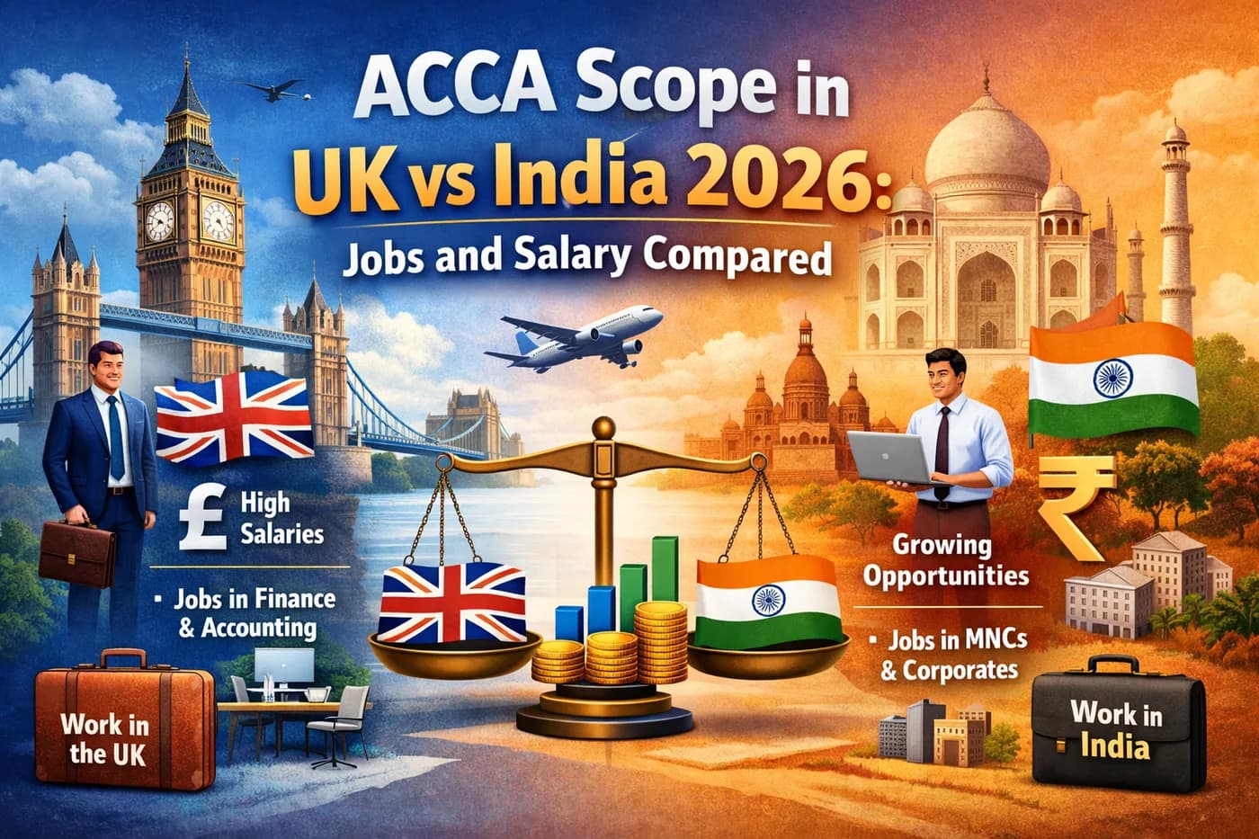 ACCA Scope in UK vs India 2026: Jobs and Salary Compared