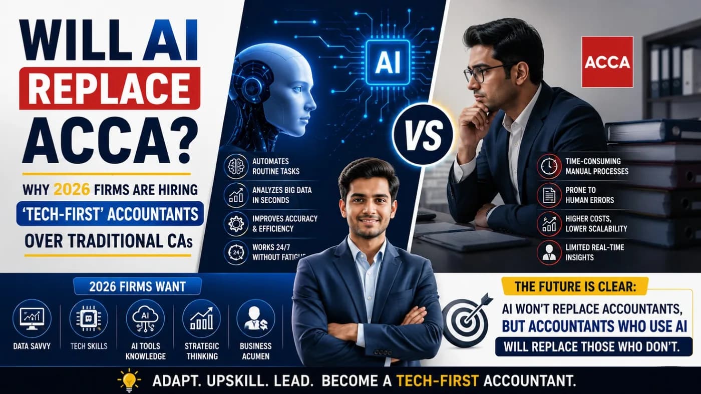 Will AI Replace ACCA? Why 2026 Firms Are Hiring ‘Tech-First’ Accountants Over Traditional CAs