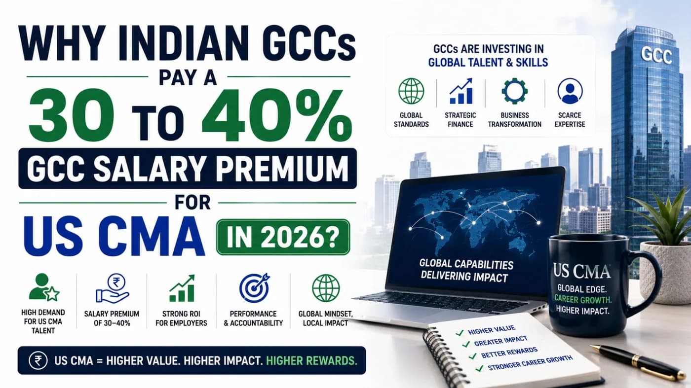 Why Indian GCCs Pay a 30 to 40% GCC Salary Premium for US CMA in 2026?