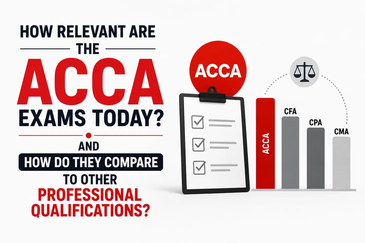 How relevant are the ACCA exams today and How do they compare to other professional qualifications?