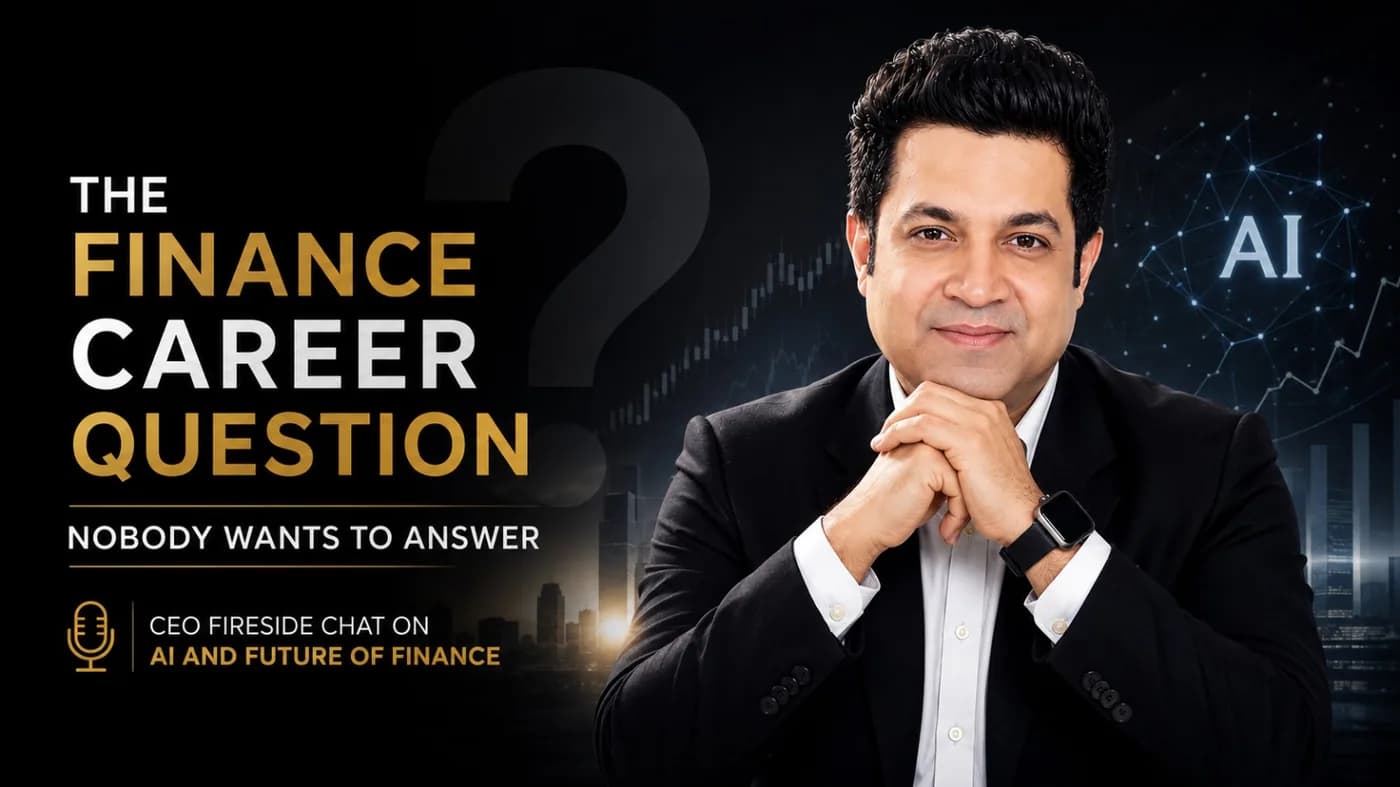 The Finance Career Question Nobody Wants to Answer | CEO Fireside Chat on AI and Future of Finance