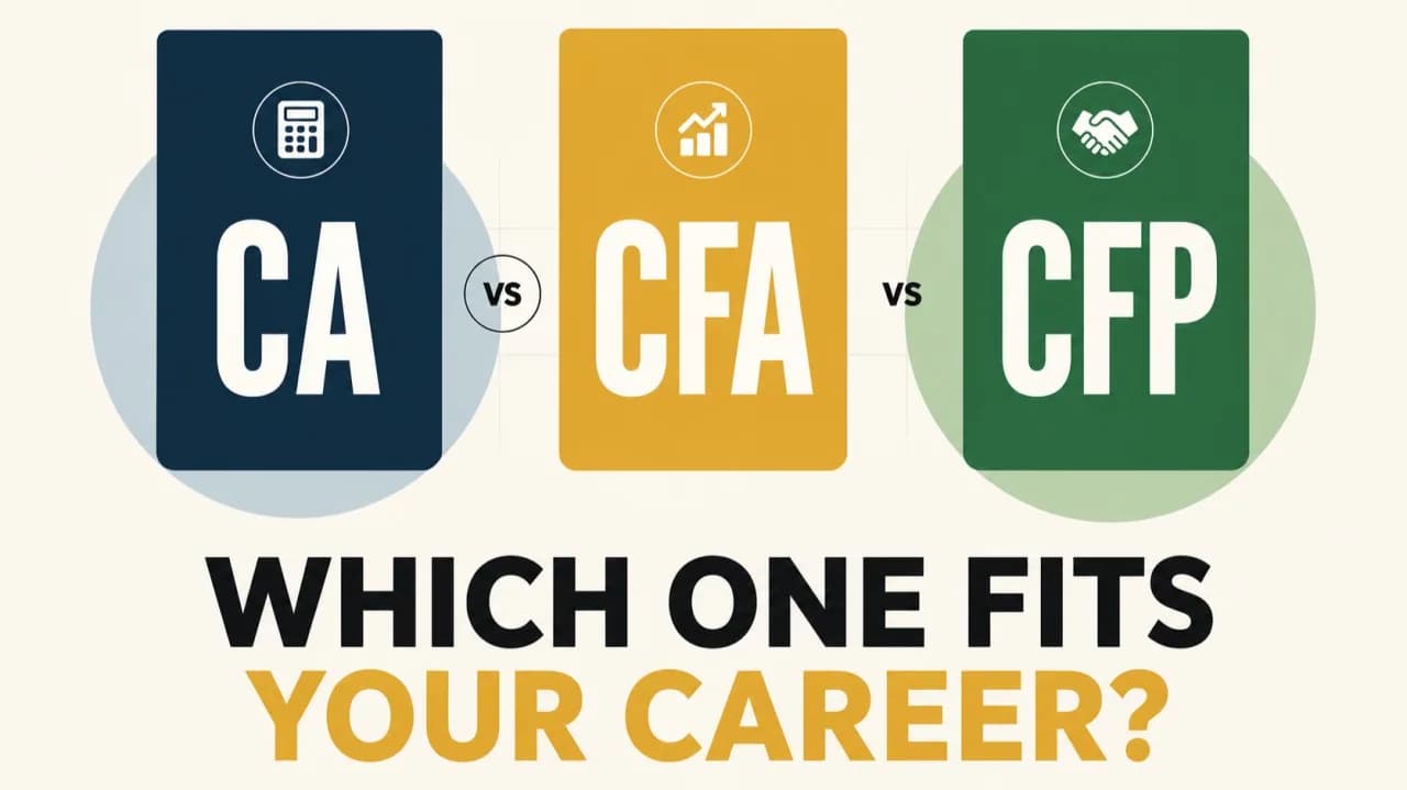CA vs CFA vs CFP: Which Finance Qualification Fits Your Career in 2026?