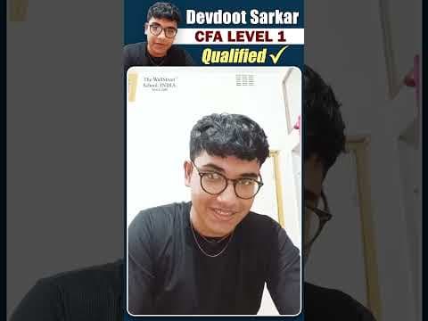 Devdoot Sarkar — CFA Level 1 2025 Qualified Student