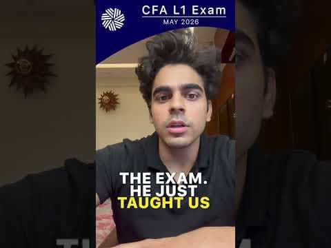 How I Scored 1800+ in CFA Level 1 2026 — Punye Saini