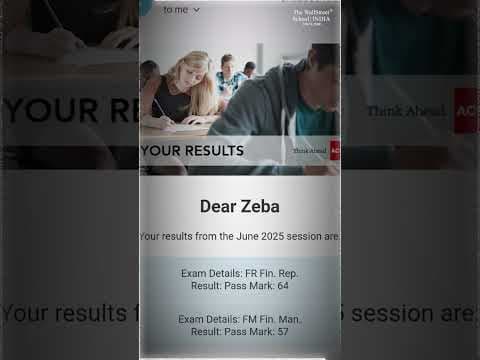 ACCA June 2025 Results
