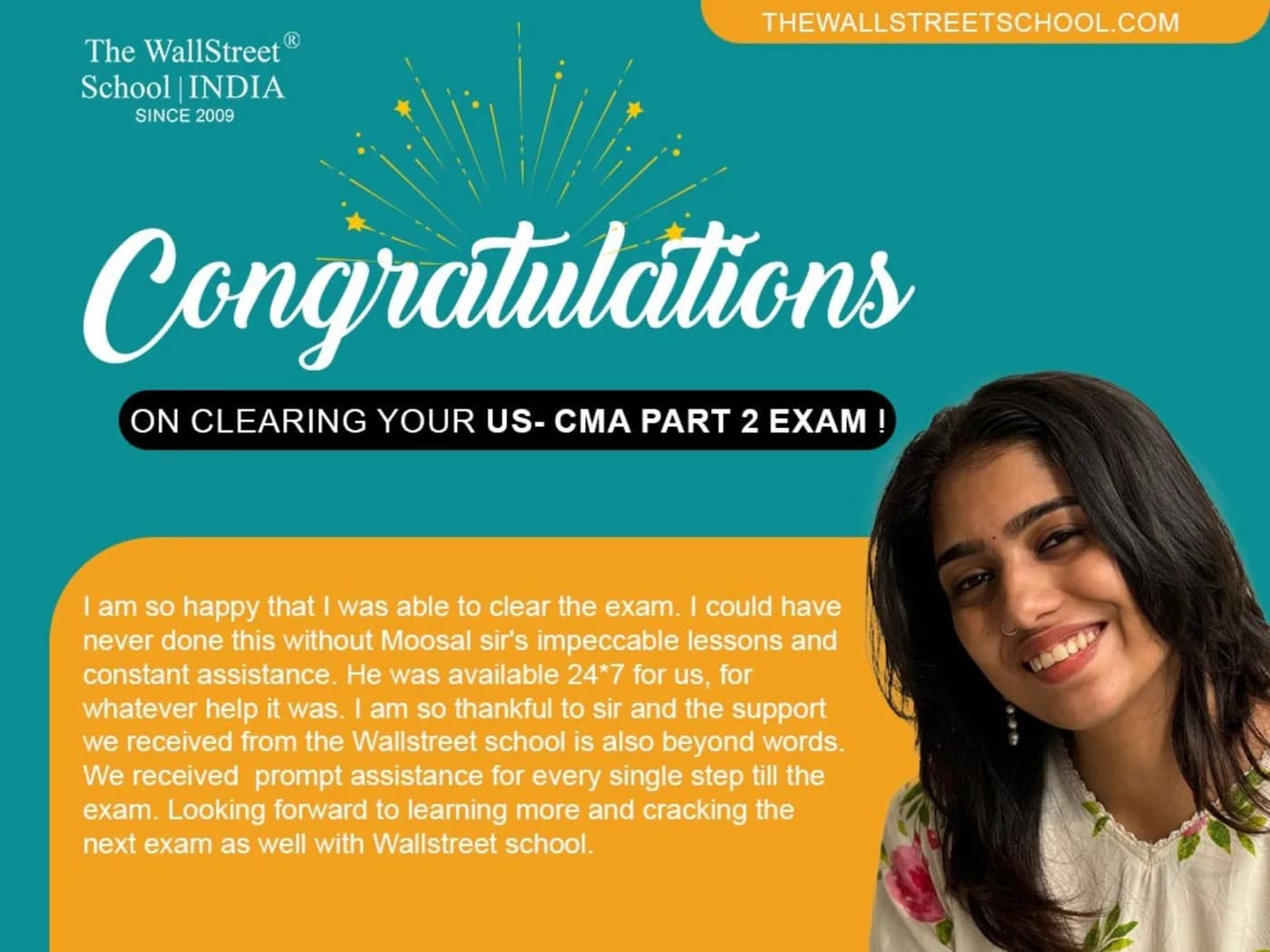 From Commerce Graduate to CMA Success – Keerthana’s Journey to Finance Excellence