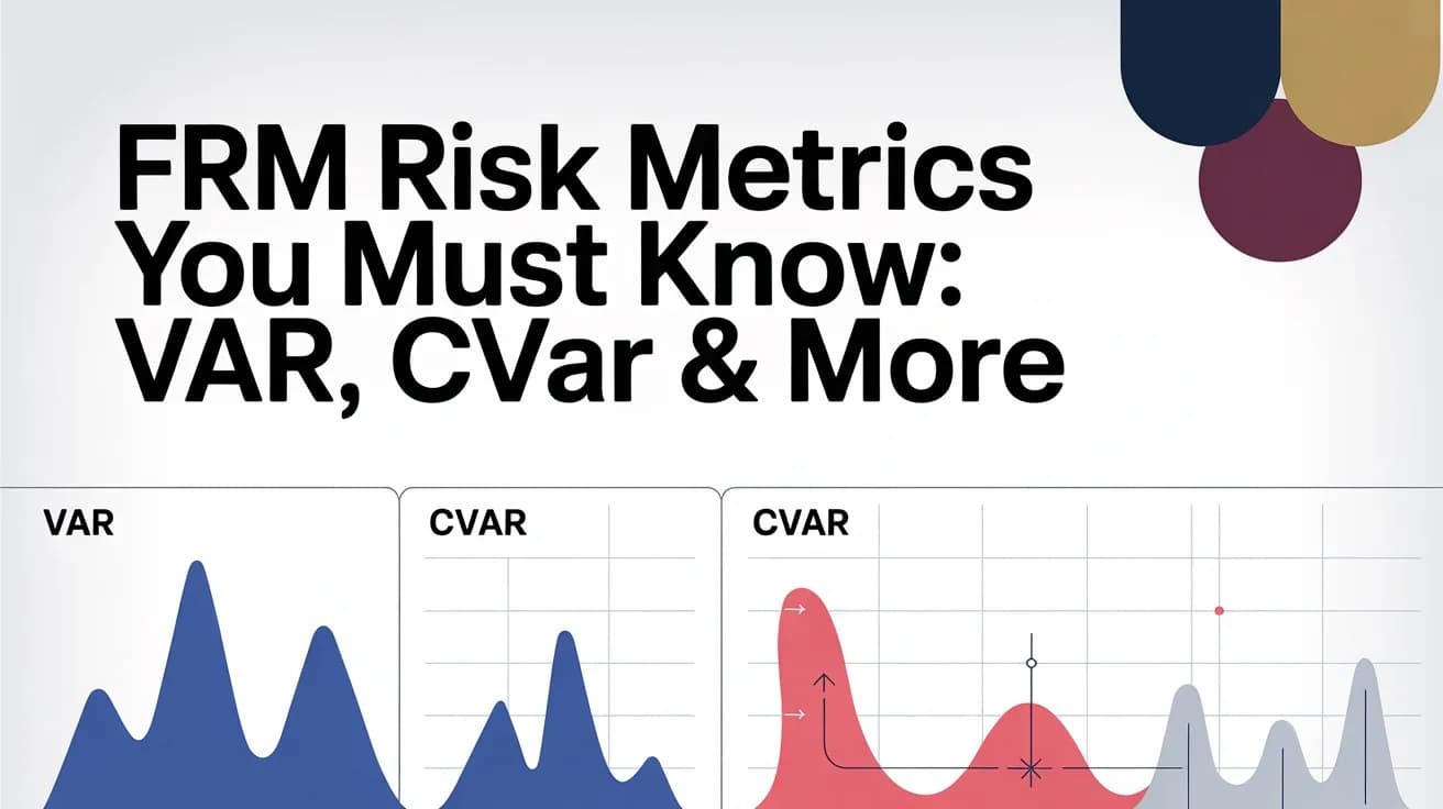 FRM Risk Metrics You Must Know: VaR, CVaR & More