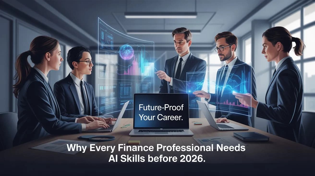 Why Every Finance Professional Needs AI Skills Before 2026