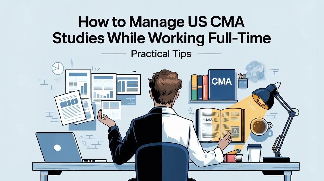 How to Manage US CMA Studies While Working Full-Time – Practical Tips