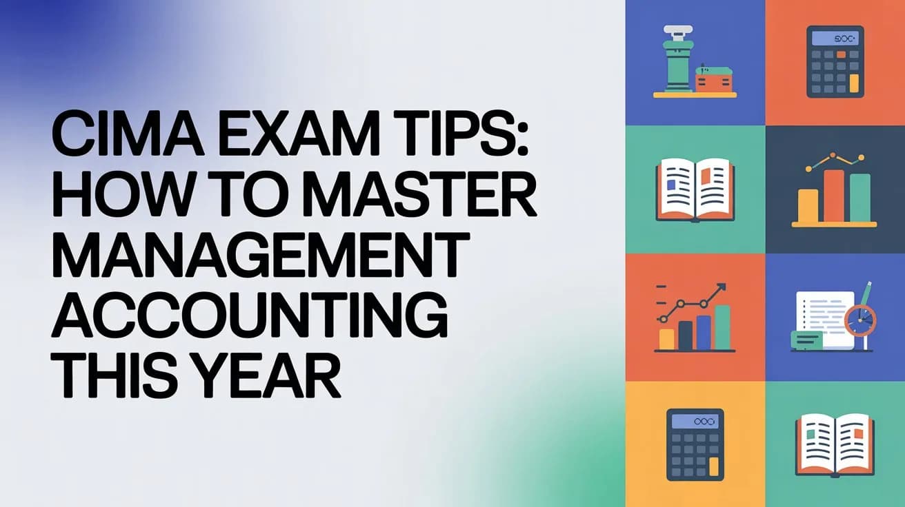 CIMA Exam Tips: How to Master Management Accounting This Year