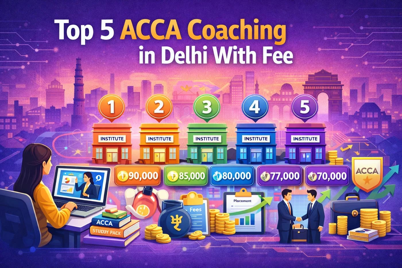 Top 5 ACCA Coaching in Delhi With Fee