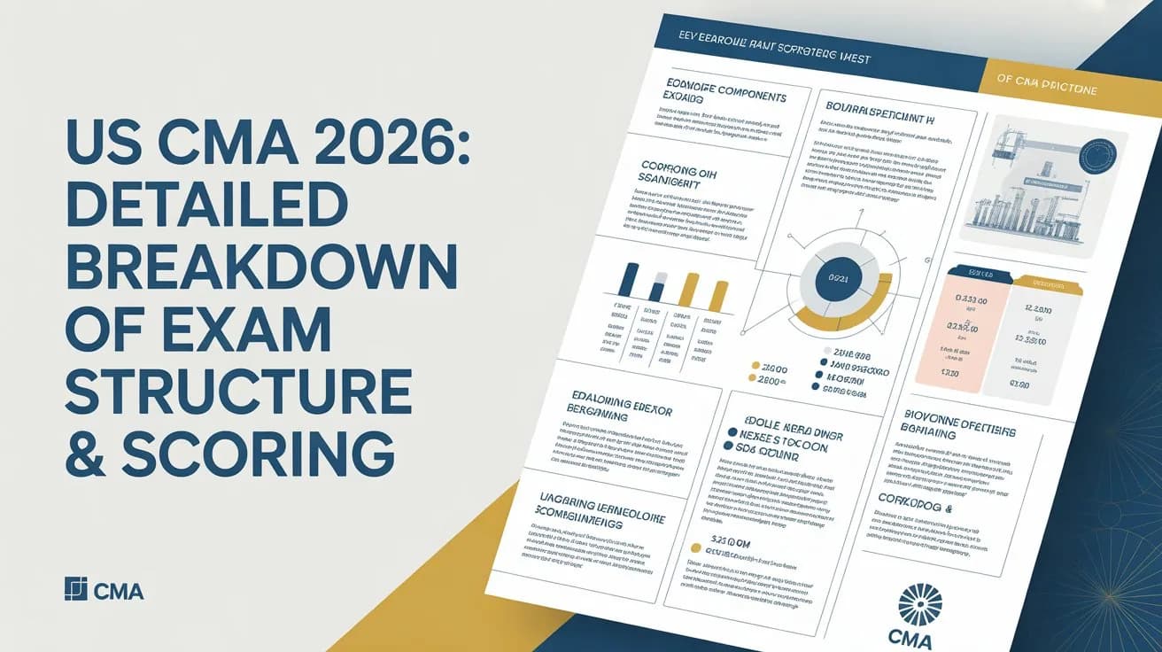 US CMA 2026: Detailed Breakdown of Exam Structure & Scoring