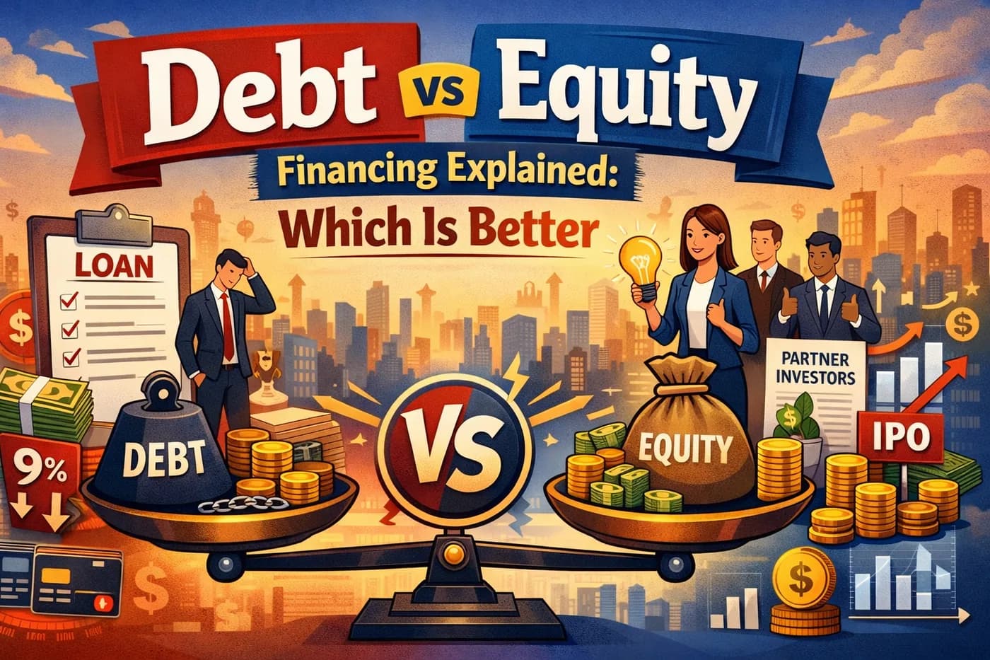 Debt vs Equity Financing Explained: Which Is Better