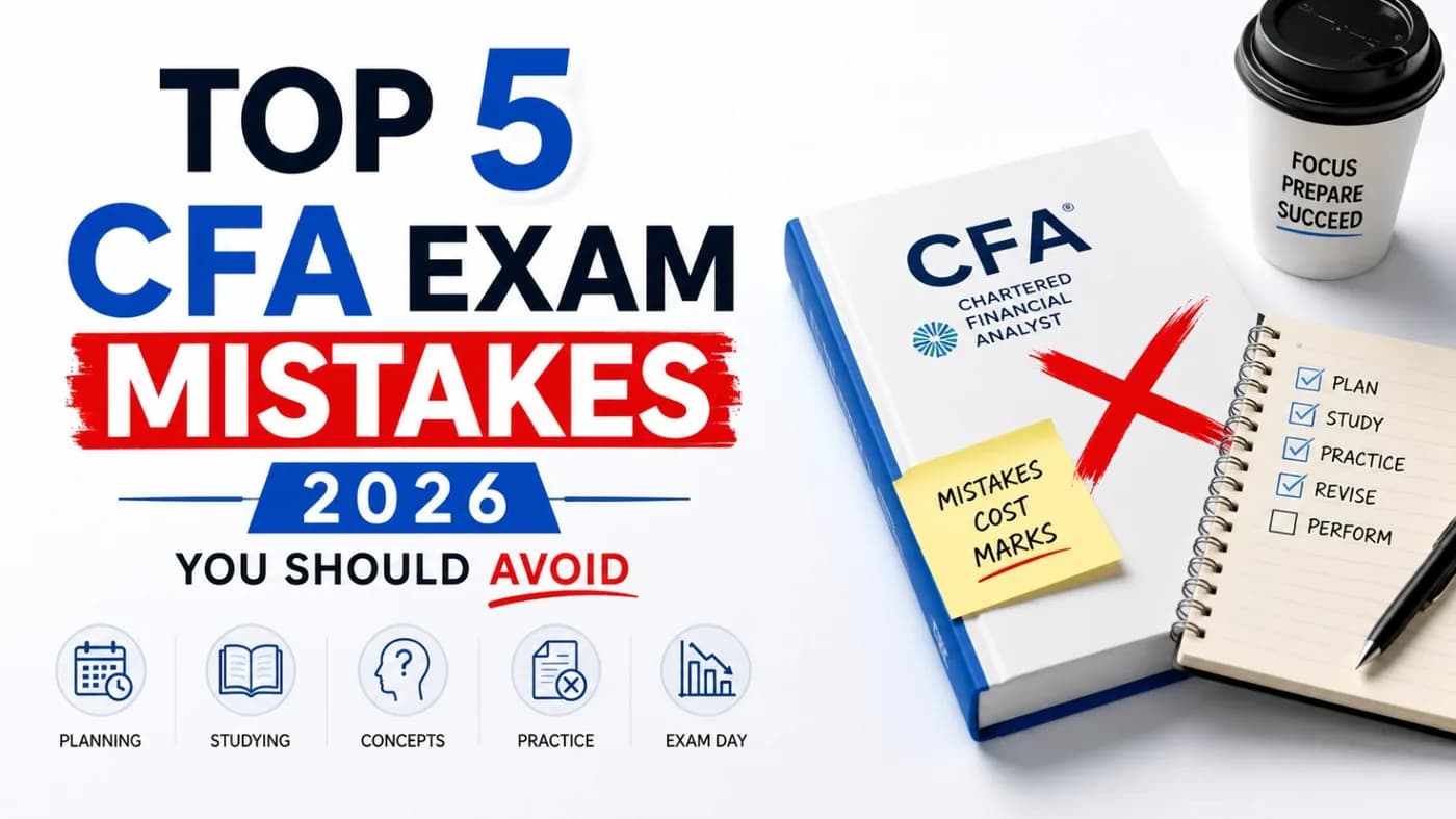Top 5 CFA Exam Mistakes 2026 You Should Avoid