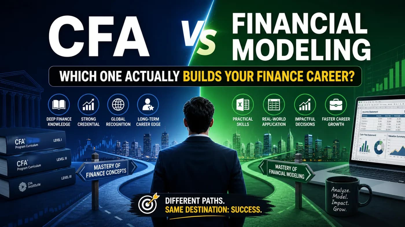 CFA vs Financial Modeling: Which One Actually Builds Your Finance Career?