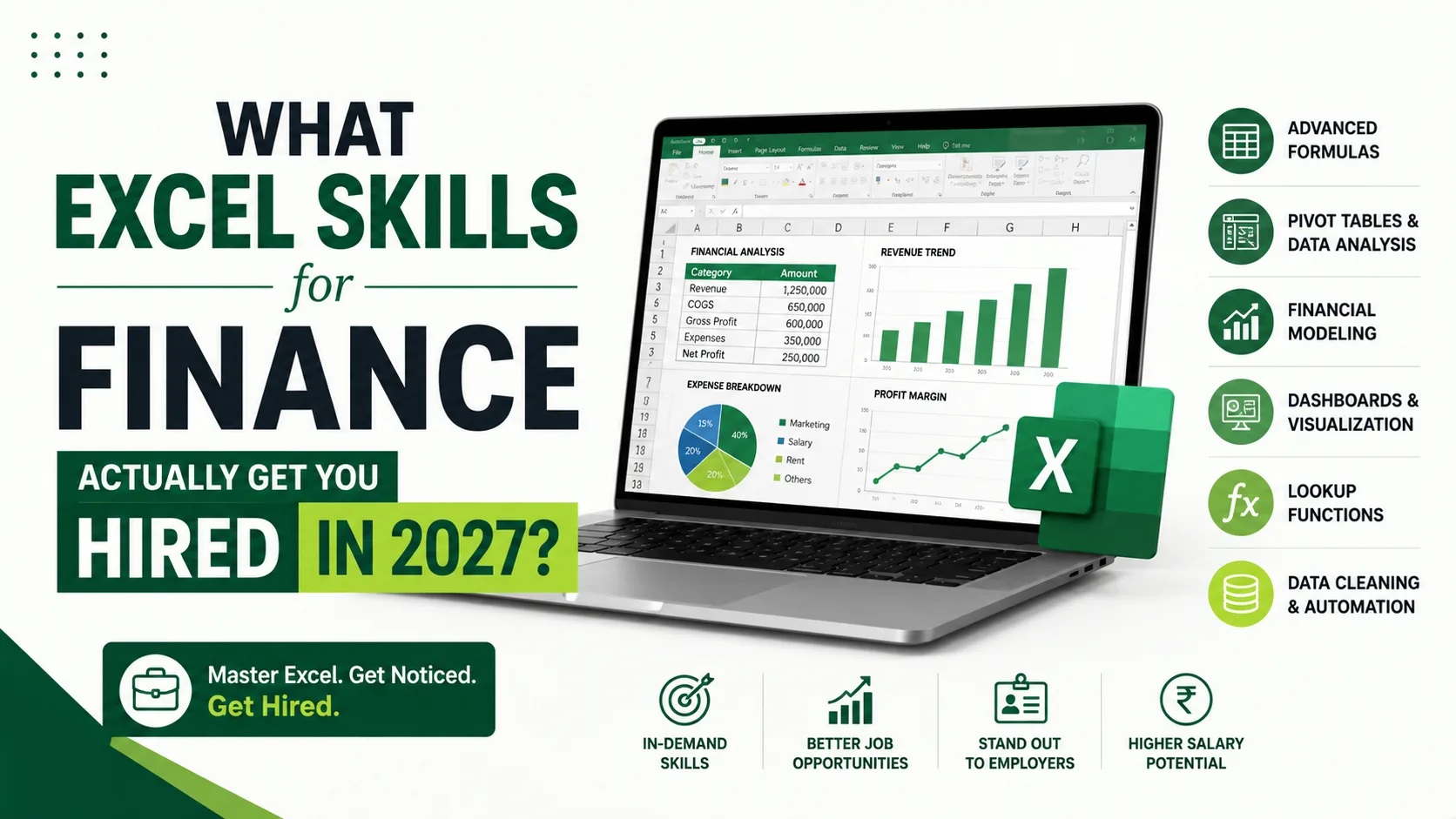 What Excel Skills for Finance Actually Get You Hired in 2027?
