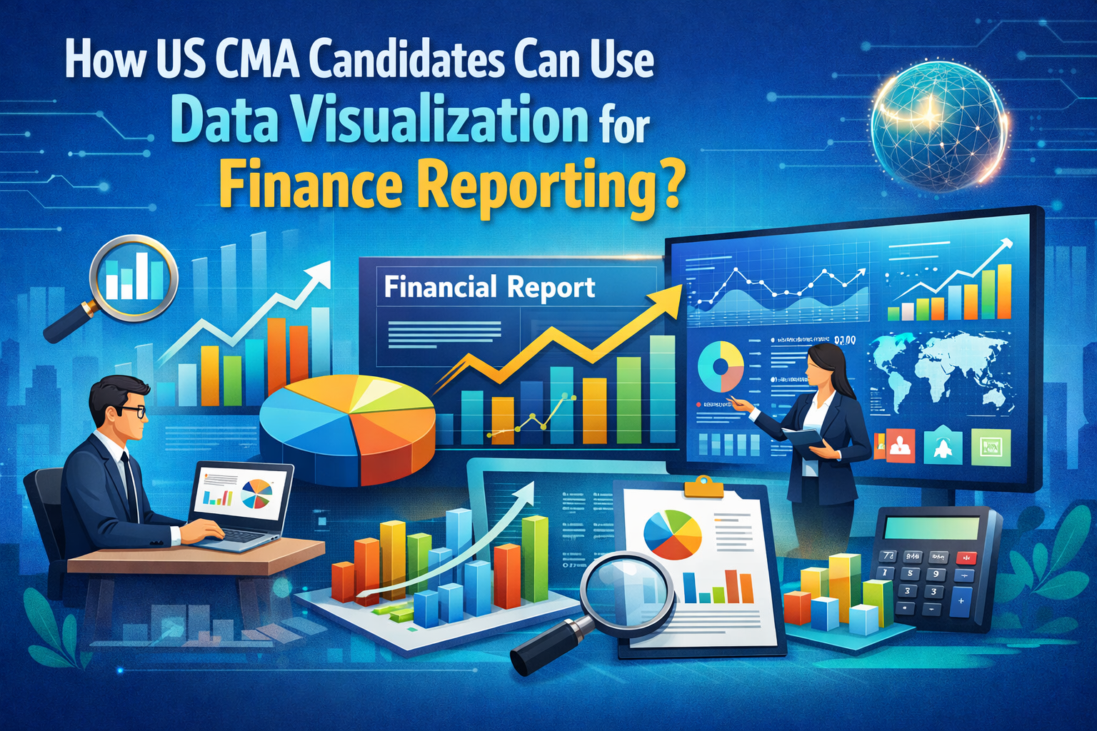 How US CMA Candidates Can Use Data Visualization for Finance Reporting?
