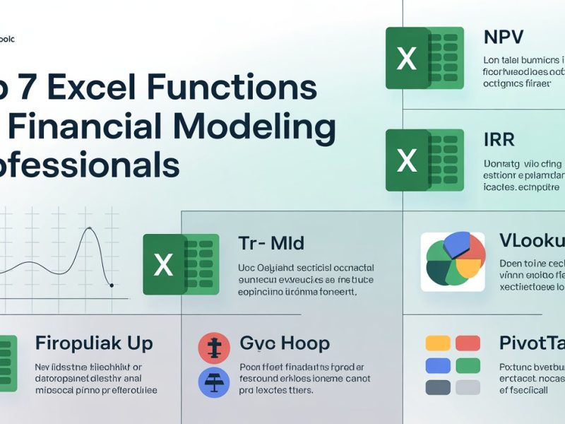 Top 7 Excel Functions for Financial Modelling Professionals