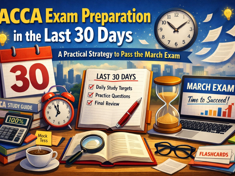ACCA Exam Preparation in the Last 30 Days: A Practical Strategy to Pass the March Exam
