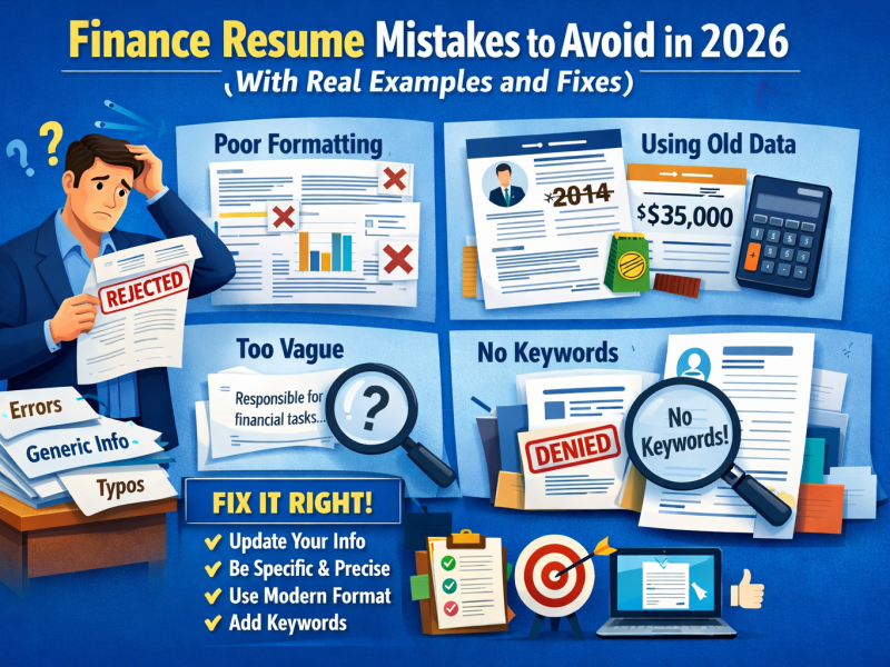 Finance Resume Mistakes to Avoid in 2026 (With Real Examples and Fixes)