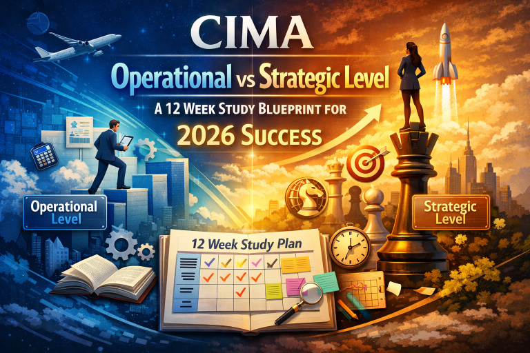 CIMA Operational vs Strategic Level: 12 Week Study Plan 2026