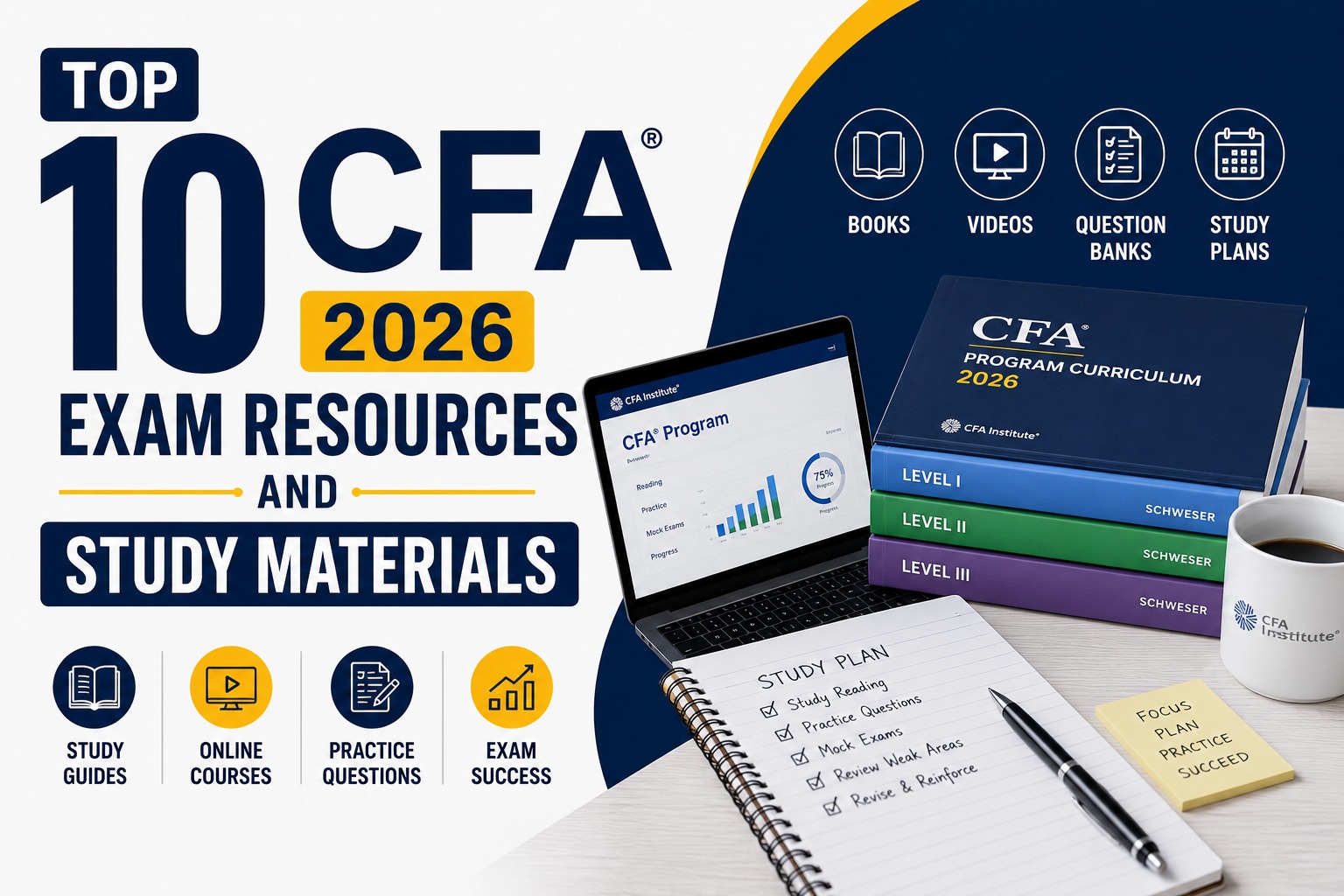 Top 10 CFA 2026 Exam Resources and Study Materials