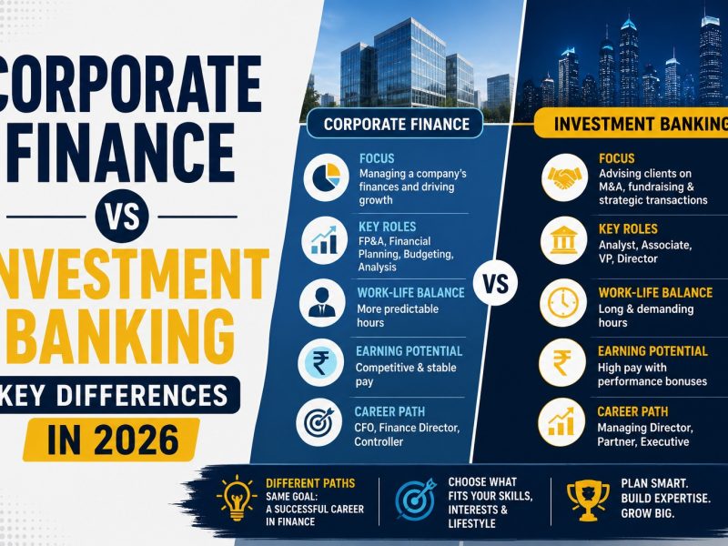 Corporate Finance vs Investment Banking: Key Differences in 2026