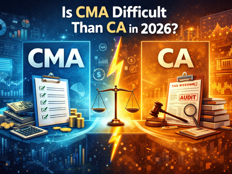 Is CMA Difficult Than CA in 2026? 