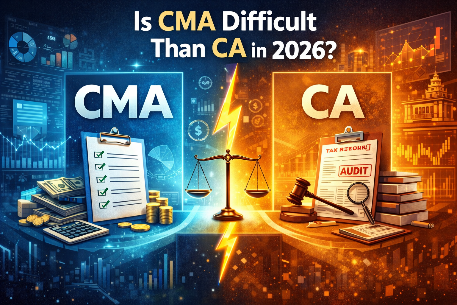 Is CMA Difficult Than CA in 2026? 