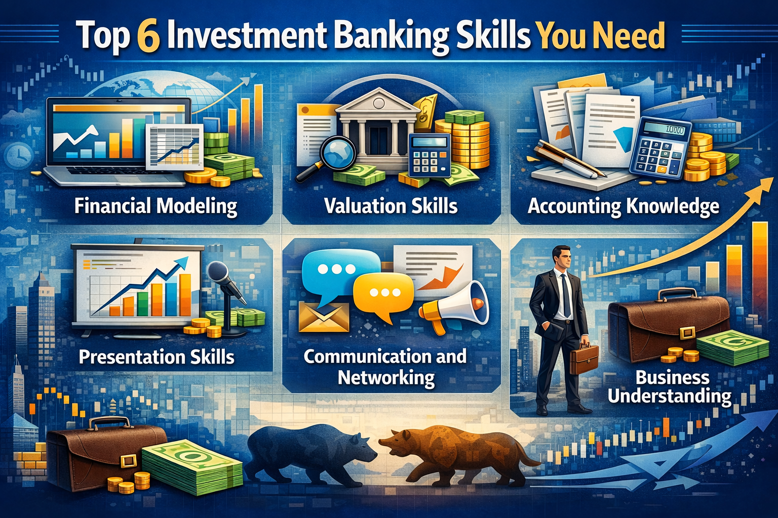 Top 6 Investment Banking Skills You Need to Break Into the Industry (2026 Guide)