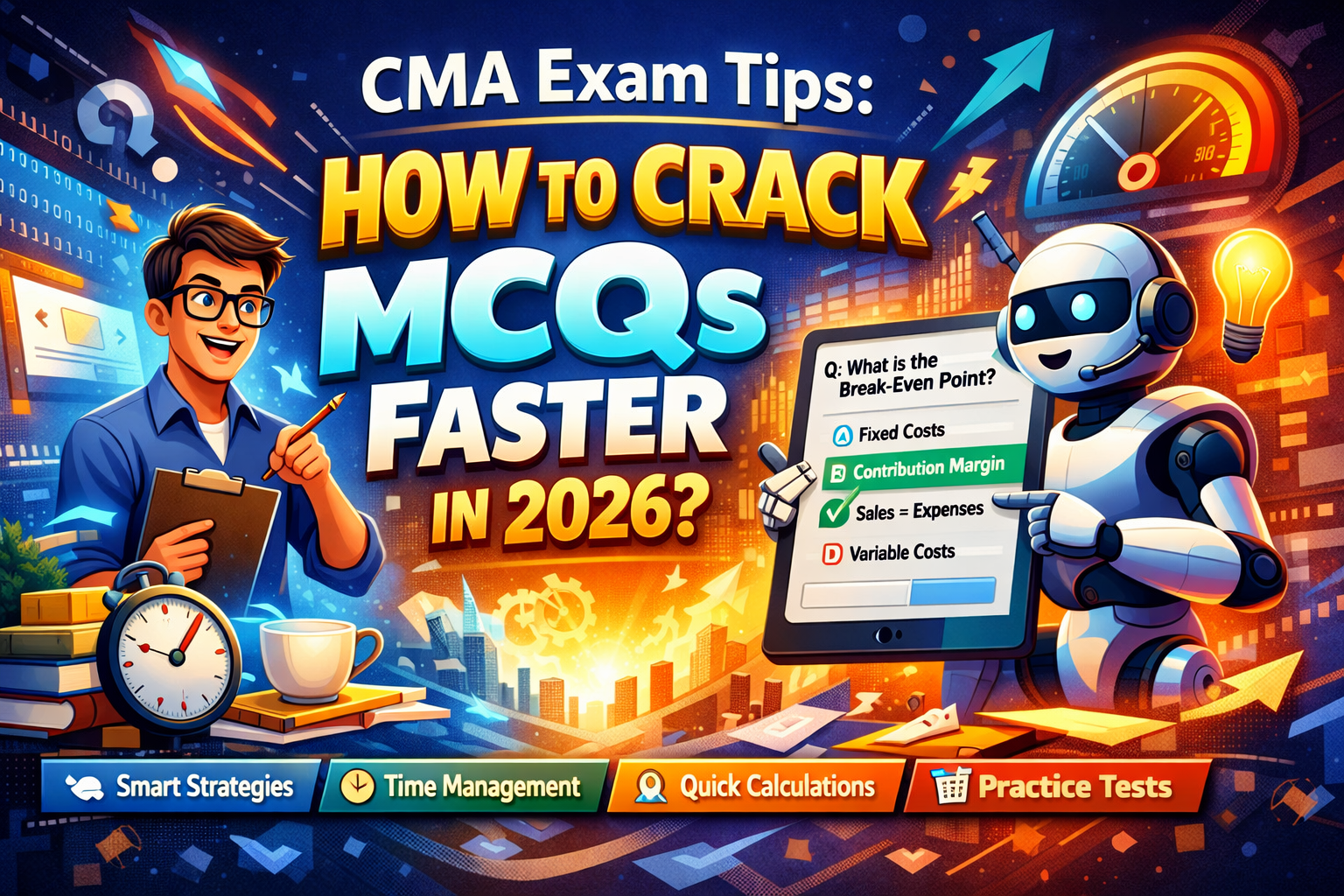 CMA Exam Tips: How to Crack MCQs Faster in 2026?