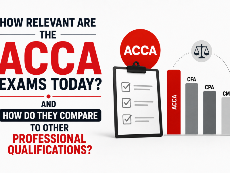 How relevant are the ACCA exams today and How do they compare to other professional qualifications?