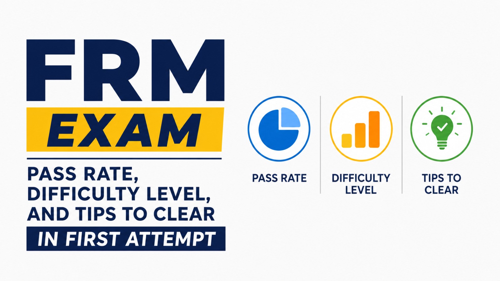 FRM Exam Pass Rate, Difficulty Level, and Tips to Clear in First Attempt