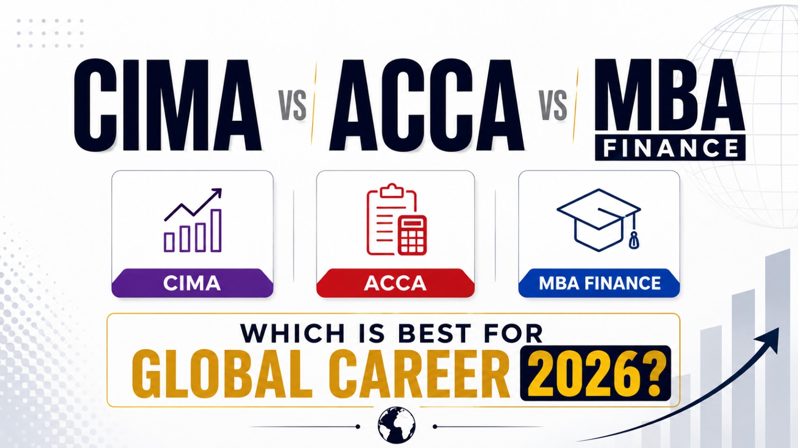 CIMA vs ACCA vs MBA Finance: Which Is Best for Global Career 2026?