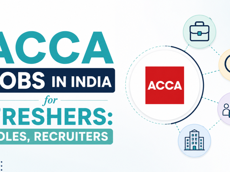 ACCA Jobs in India for Freshers: Roles, Recruiters & How to Land Them