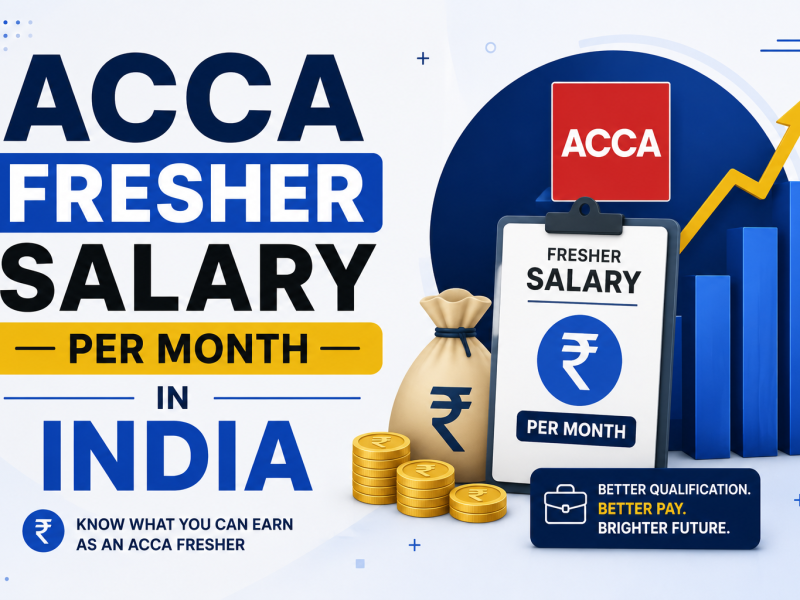 ACCA Fresher Salary Per Month in India