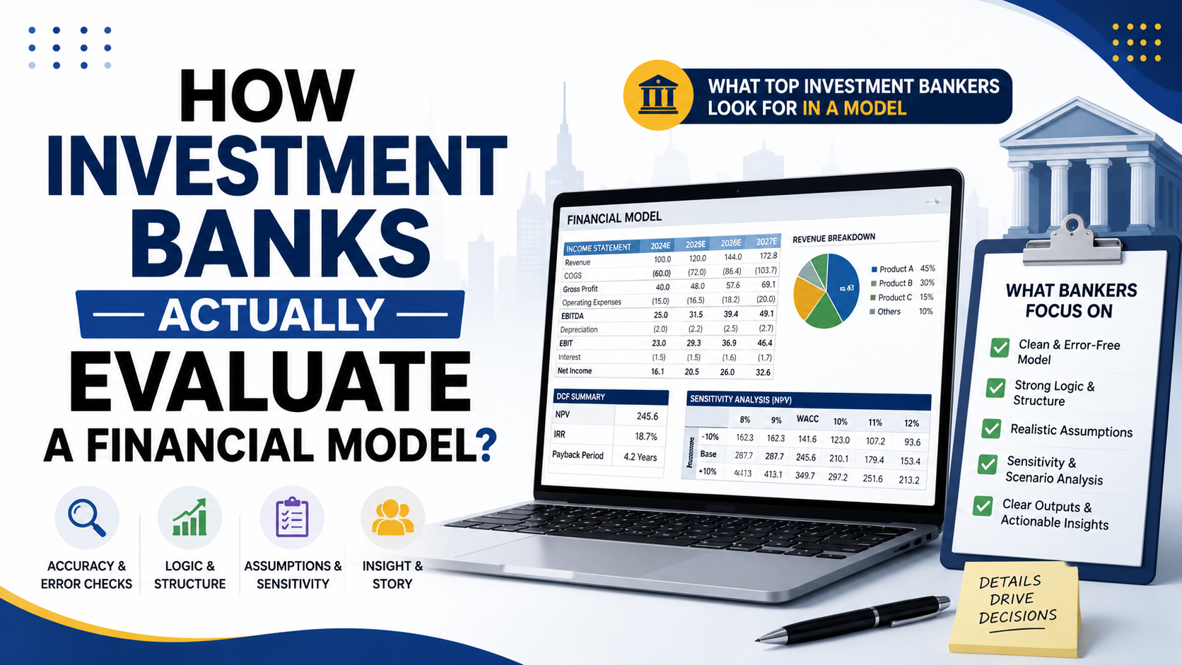 How Investment Banks Actually Evaluate a Financial Model?