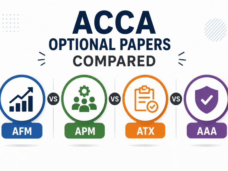 ACCA Optional Papers Compared: AFM, APM, ATX & AAA (2026 Guide)