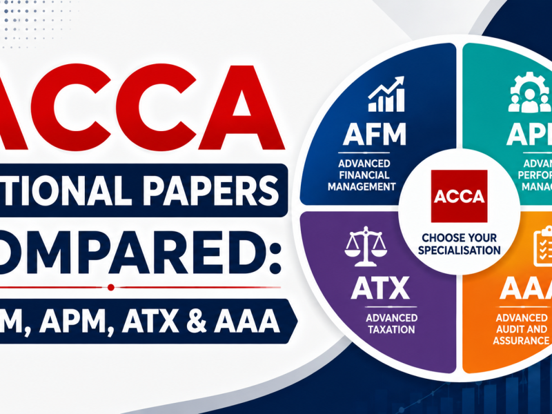 ACCA Optional Papers Compared: AFM, APM, ATX & AAA 2026
