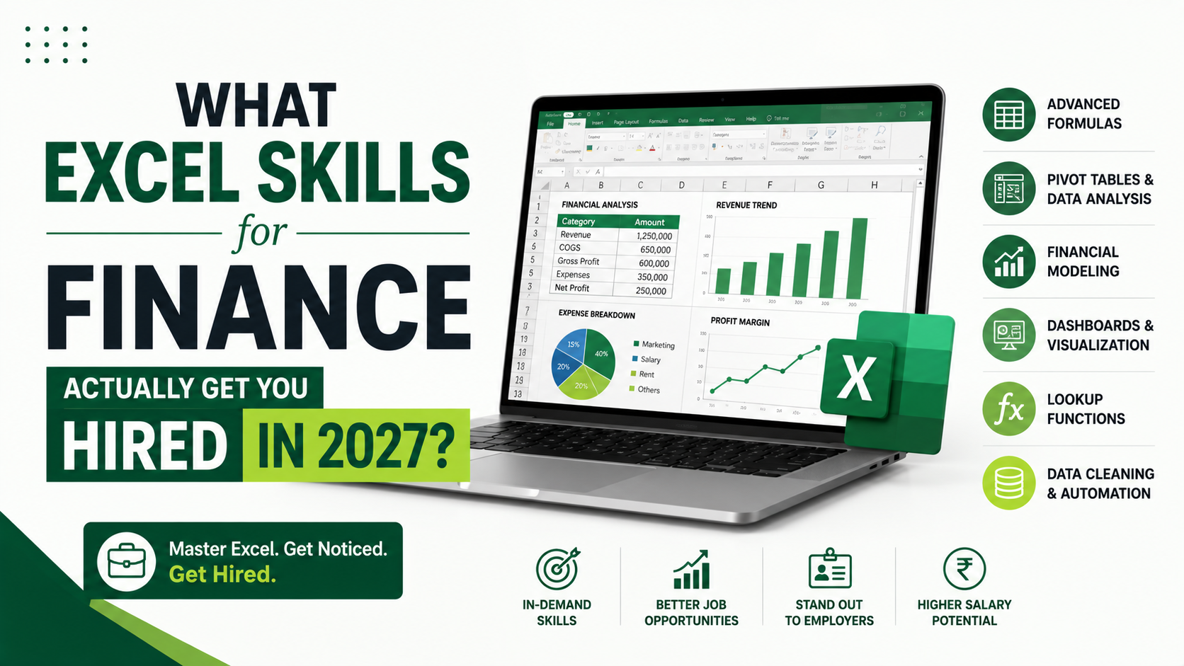 What Excel Skills for Finance Actually Get You Hired in 2027?