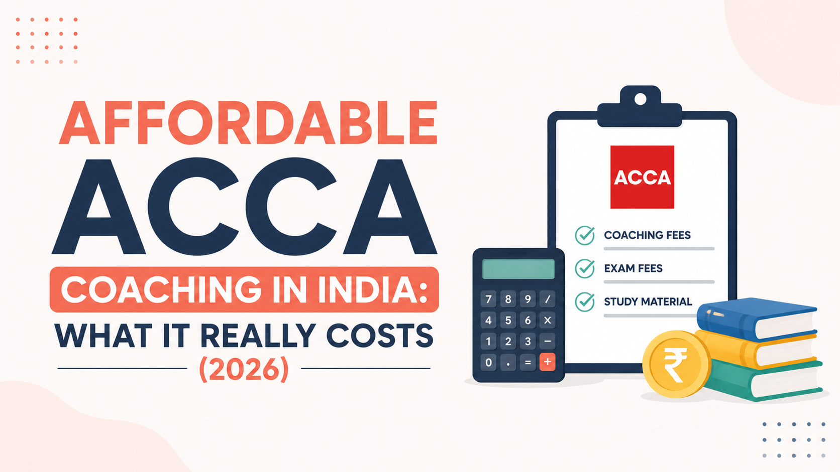 Affordable ACCA Coaching in India: What It Really Costs (2026)