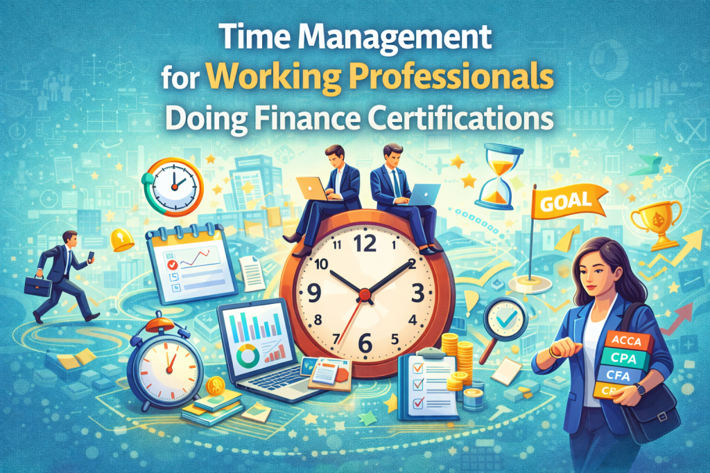 Time Management for Working Professionals Doing Finance Certifications