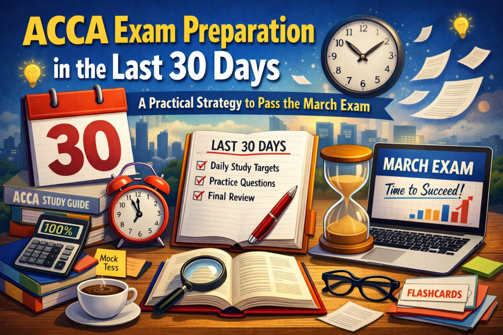 ACCA Exam Preparation in the Last 30 Days: A Practical Strategy to Pass the March Exam