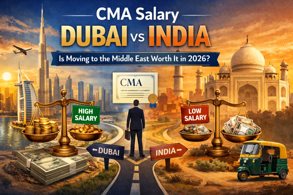 CMA Salary Dubai vs India: Is Moving to the Middle East Worth It in 2026?