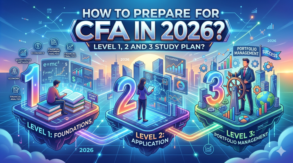 How to Prepare for CFA in 2026?: Level 1, 2 and 3 Study Plan?